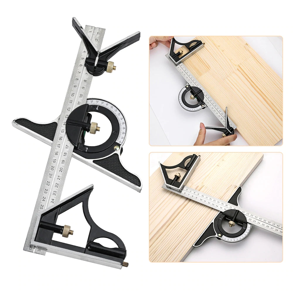 Multifunctional Combination of Movable Angle Ruler Set