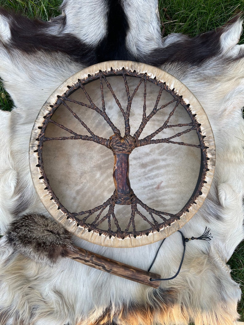 Shaman drum "Tree of life" Siberian drum Spirit music