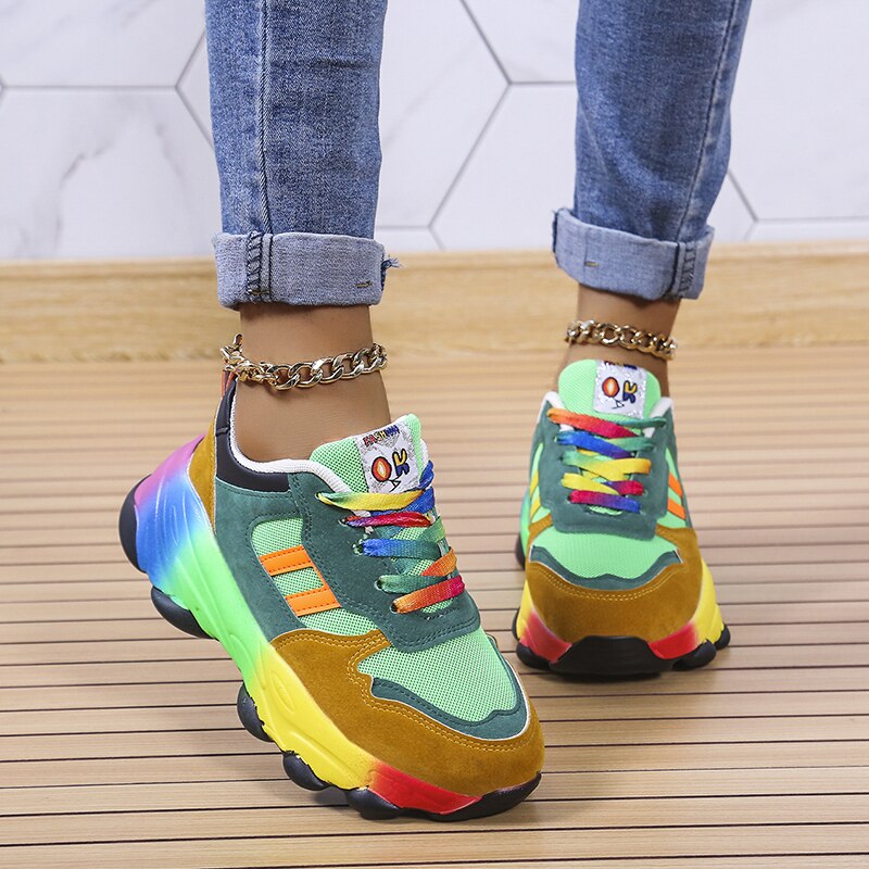 MarleyShoes | Comfortable & Stylish Rainbow Sneakers