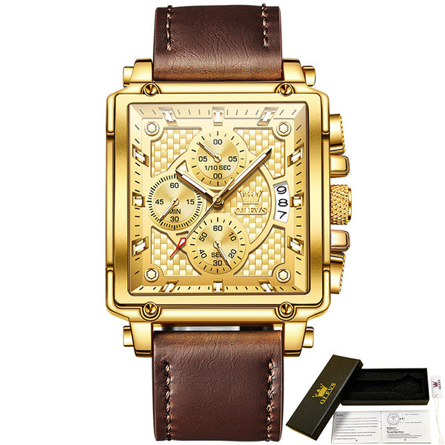 Luxury Diamond Crown Business Automatic Mechanical Watch