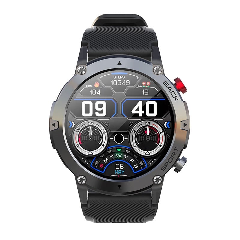Military 2023 HD LCD Bluetooth Tactical Smart Watch