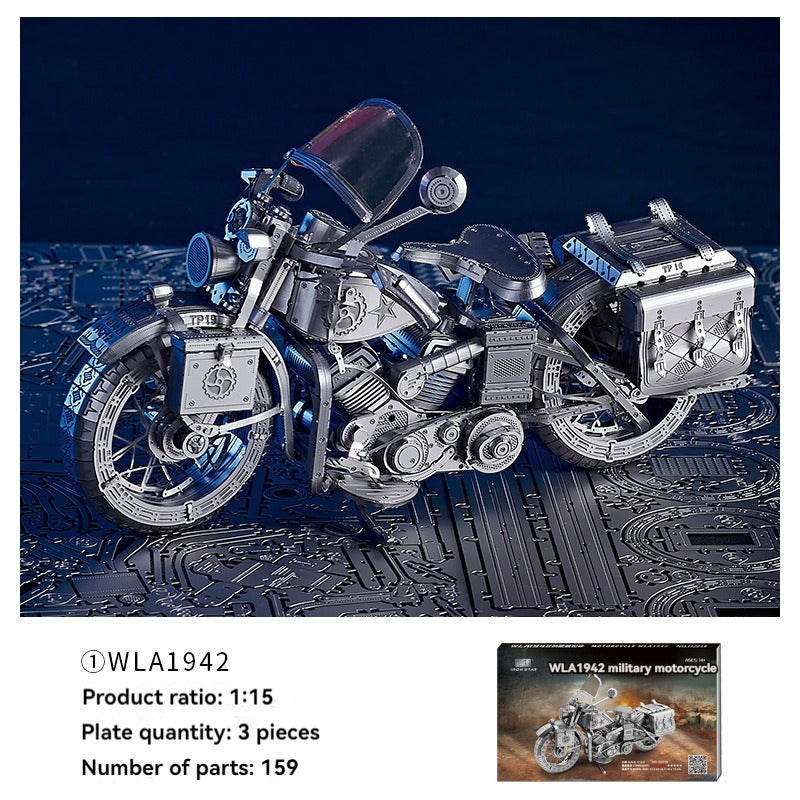 3D Metal Puzzle Motorcycle