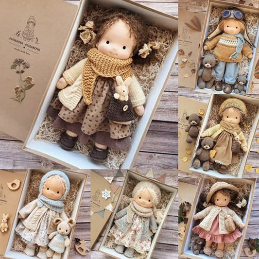 🎁🎁The Best Gift for Kids-Handmade Waldorf Doll👧(Buy2 Free Shipping)