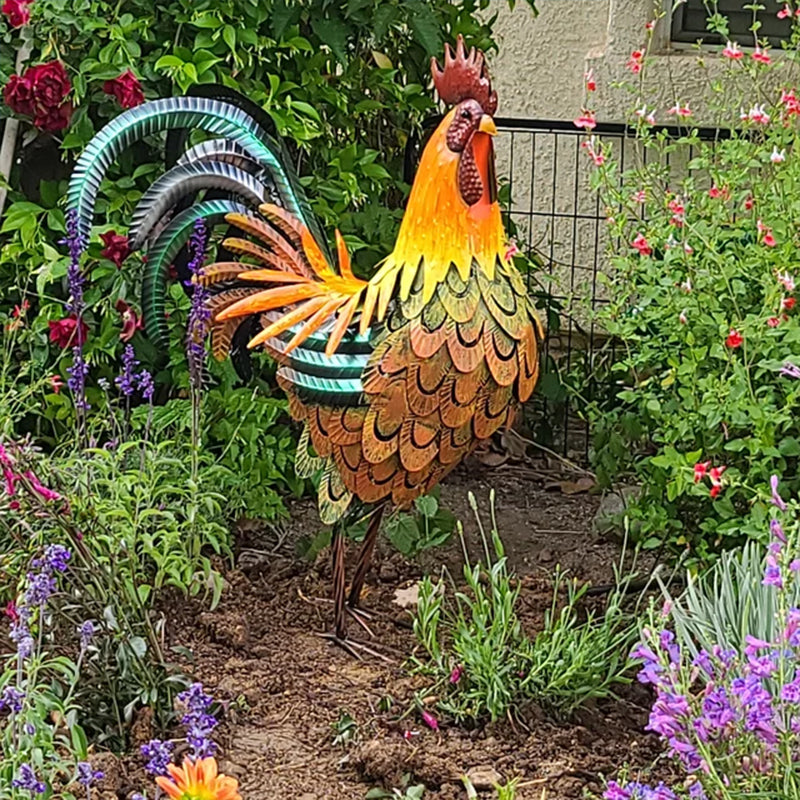 Iron Rooster-Amazing Detail And Beautiful Colours