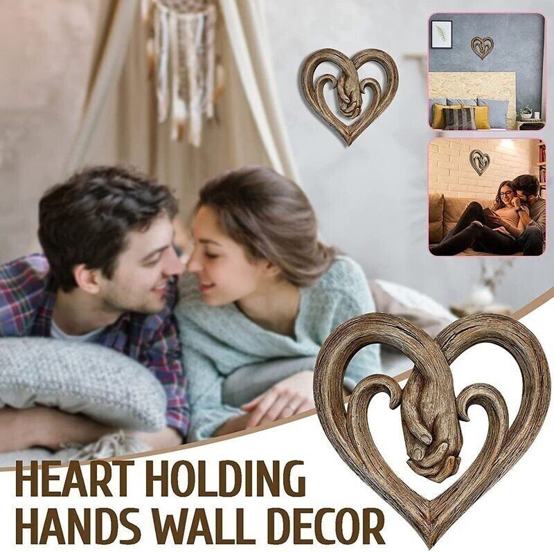 🎁-49%OFF-🔥Heart Holding Hands Wall Decor - Forever Love
