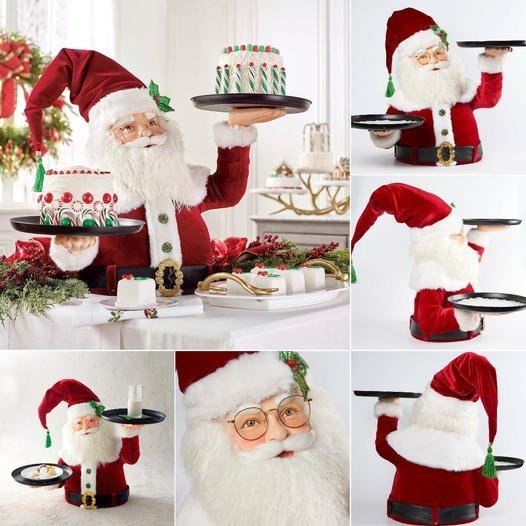 🎅Santa Holdings Tray Figurine