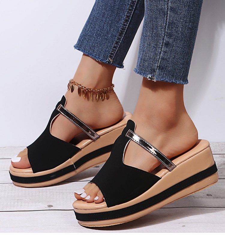 Women's casual wedge sandals