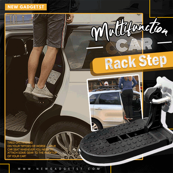 Multifunction Foldable Car Rack Step
