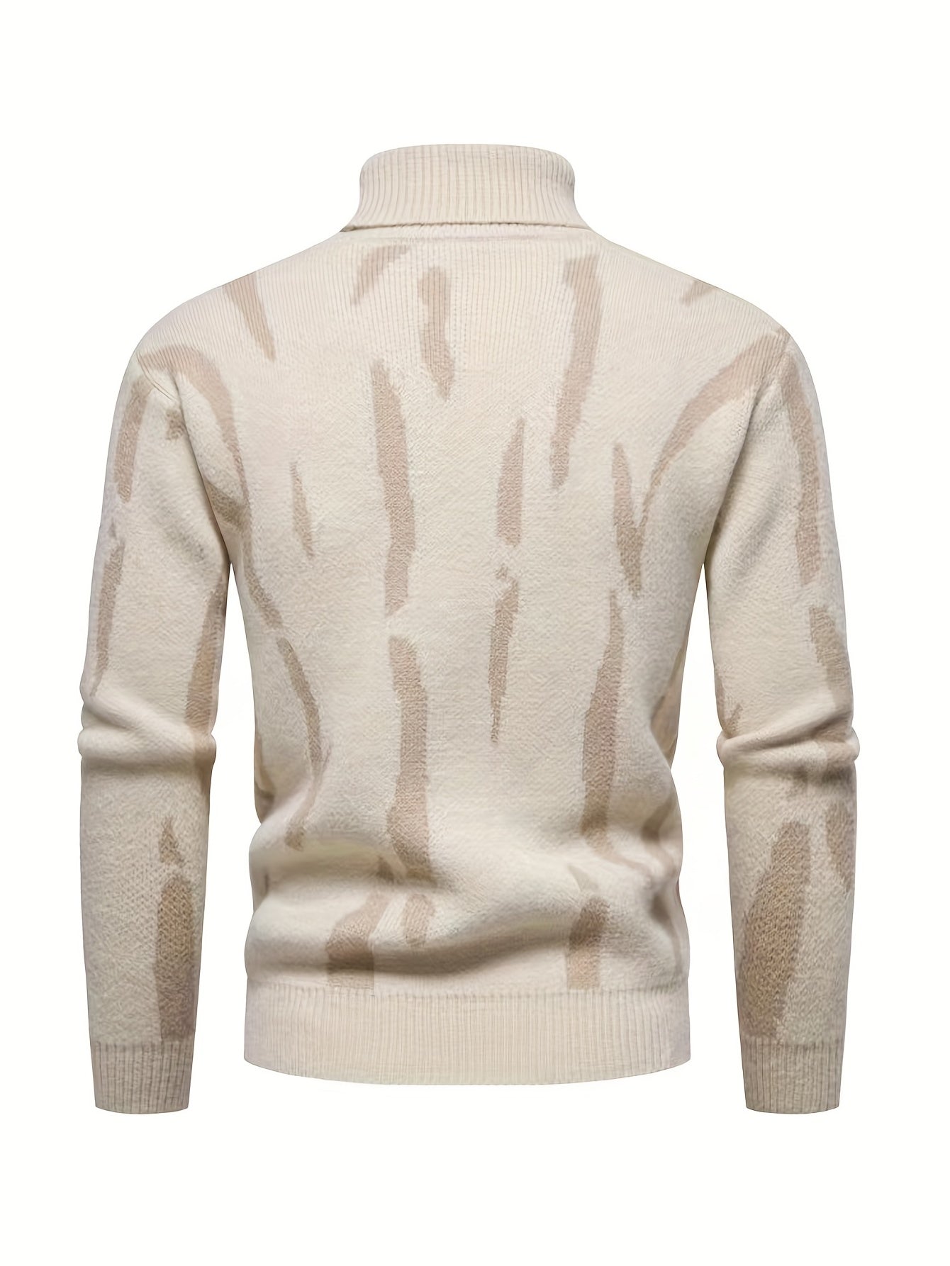 Trendy Men's Stretch Thermal Turtleneck Sweater - Stay Warm And Stylish All Winter