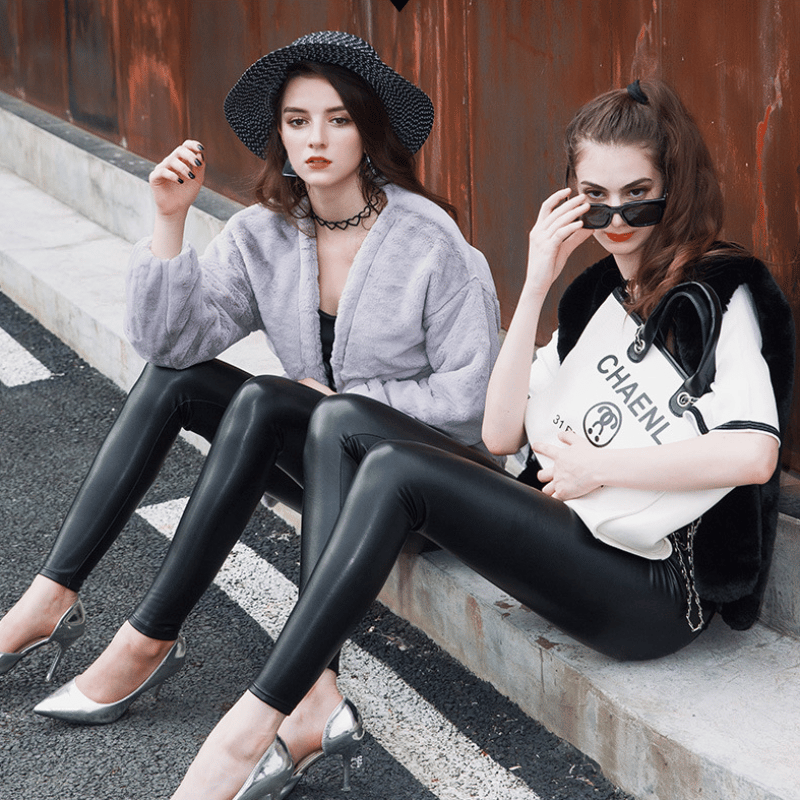 🎁Early Christmas Sale 2023 -49%OFF🎁 S-shaped PU Leather Leggings