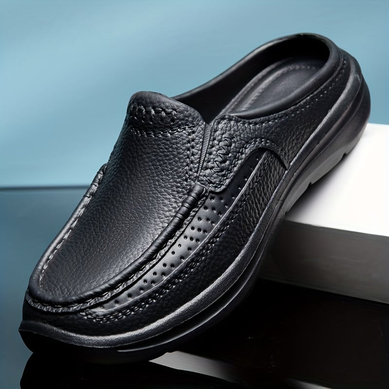 Men's Slip-On Mules - Wear-resistant Non-Slip Comfy Casual Shoes