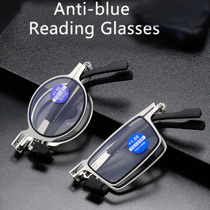 🔥2023 Hot Sell 🔥Ultra Light Titanium Material Screwless Foldable Reading Glasses