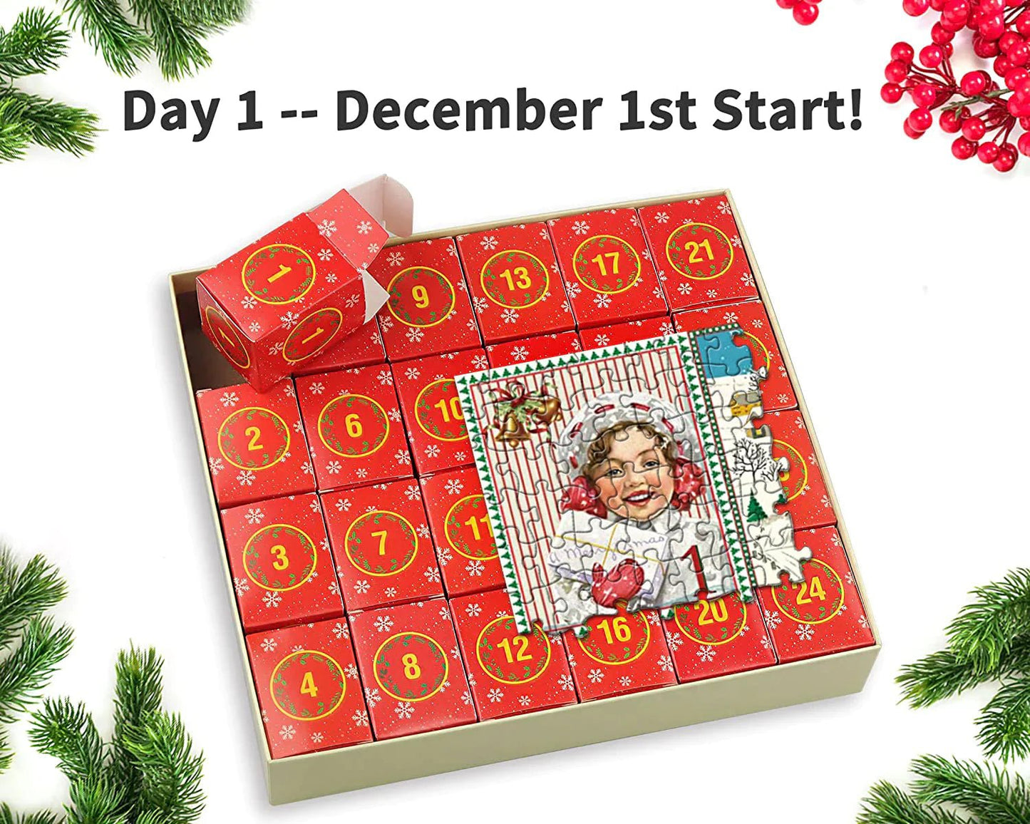 🎄Christmas Advent Calendar Jigsaw Puzzle 🧩