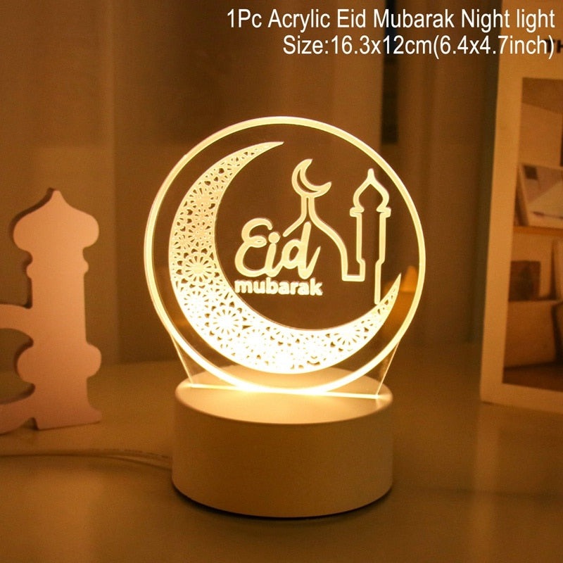 Eid Mubarak Led Light