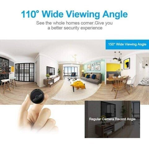 Upgraded Ai Noise Reduction Mini Wireless Camera Wide Angle Machine