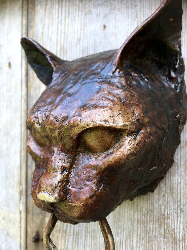 Cat Door Knocker