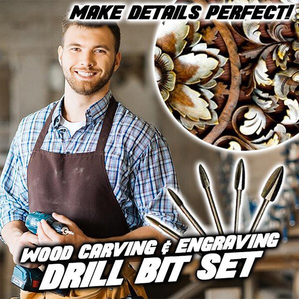 Wood Carving Drill Bit(5 PCS)