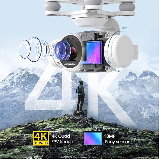 🔥Promotion🔥 4K CAMERA ROTATION WATERPROOF PROFESSIONAL RC DRONE