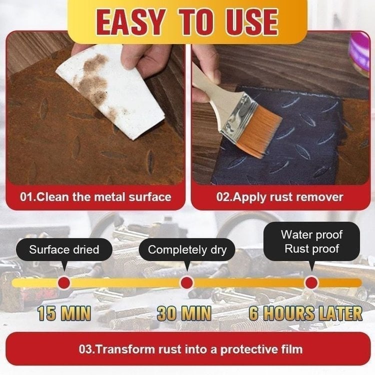 🔥Last Day Promotion 75% OFF✨Water-based Metal Rust Remover
