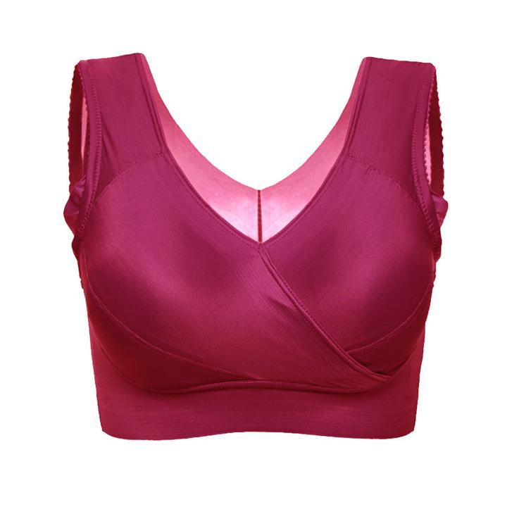 Oversized Soft Silk Push Up Bra