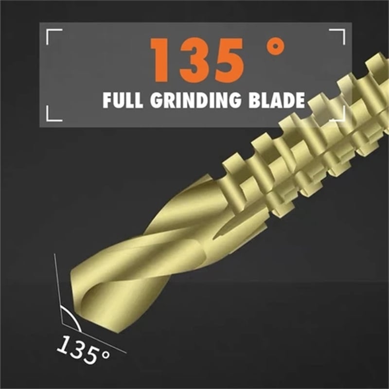 (🎅HOT SALE-48% OFF) -Twist Drill Bit Set Power Tool Accessories(6 Pcs )🔥
