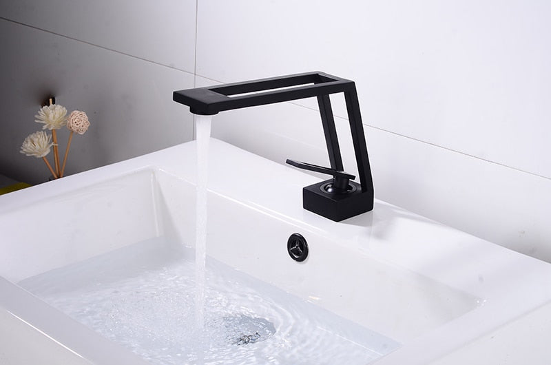 Luxury waterfall design Bathroom Basin Faucet