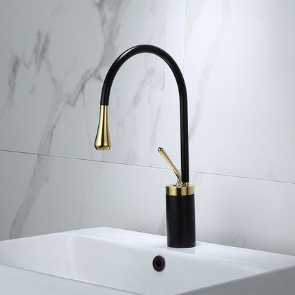 Bathroom Faucet Basin Faucet Brass and Marble Sink Mixer Faucet Tap